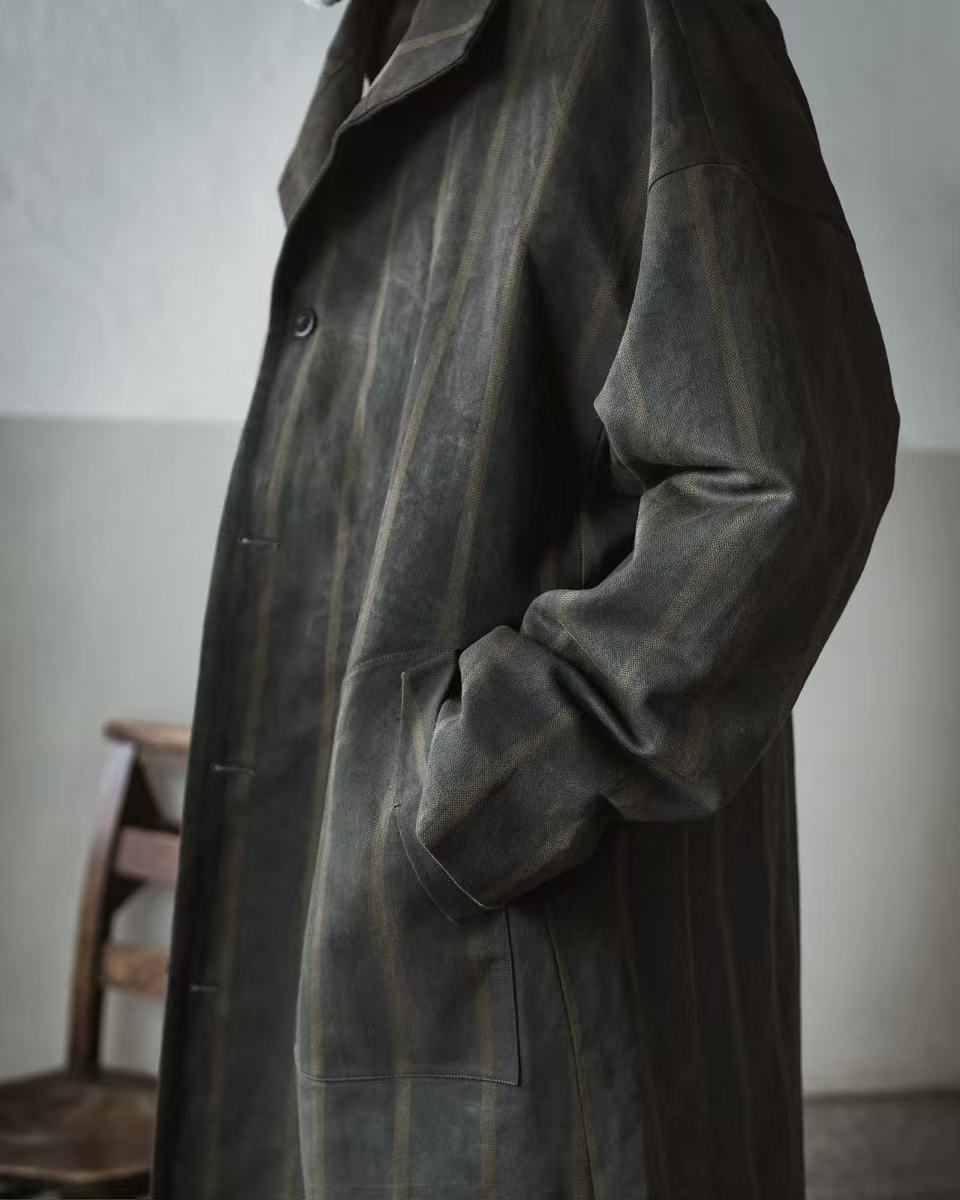 Shoulder relax travel overcoat
