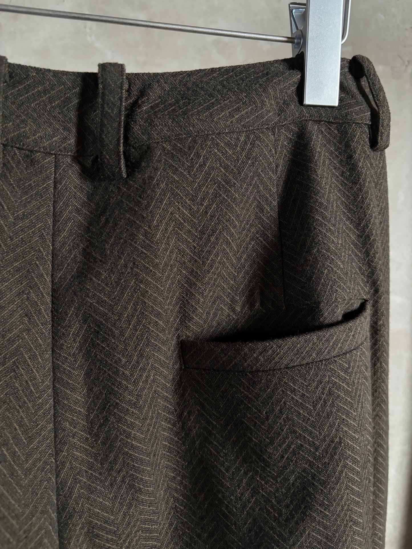 Wide leg long trouser