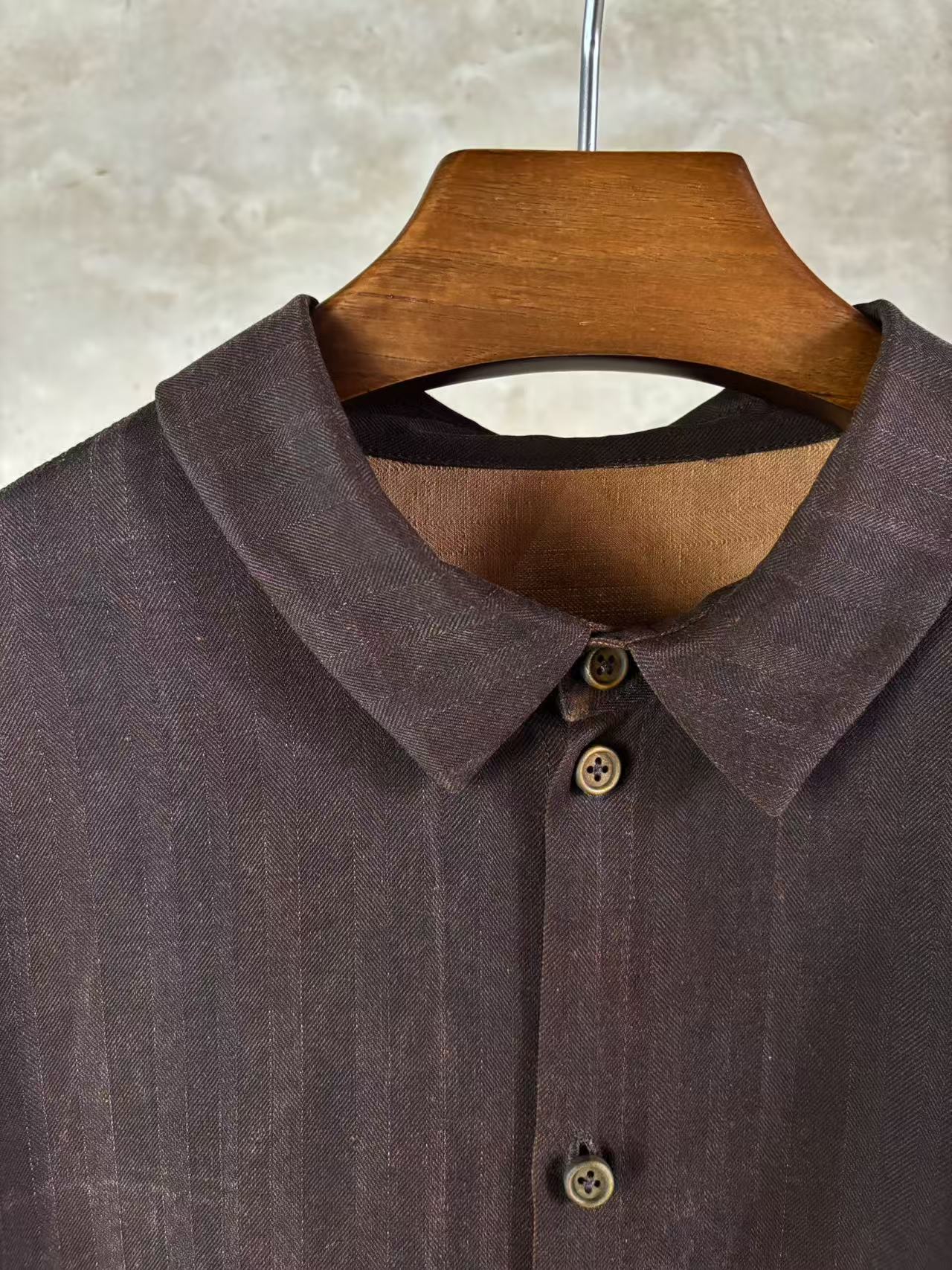 Standard collar shirt