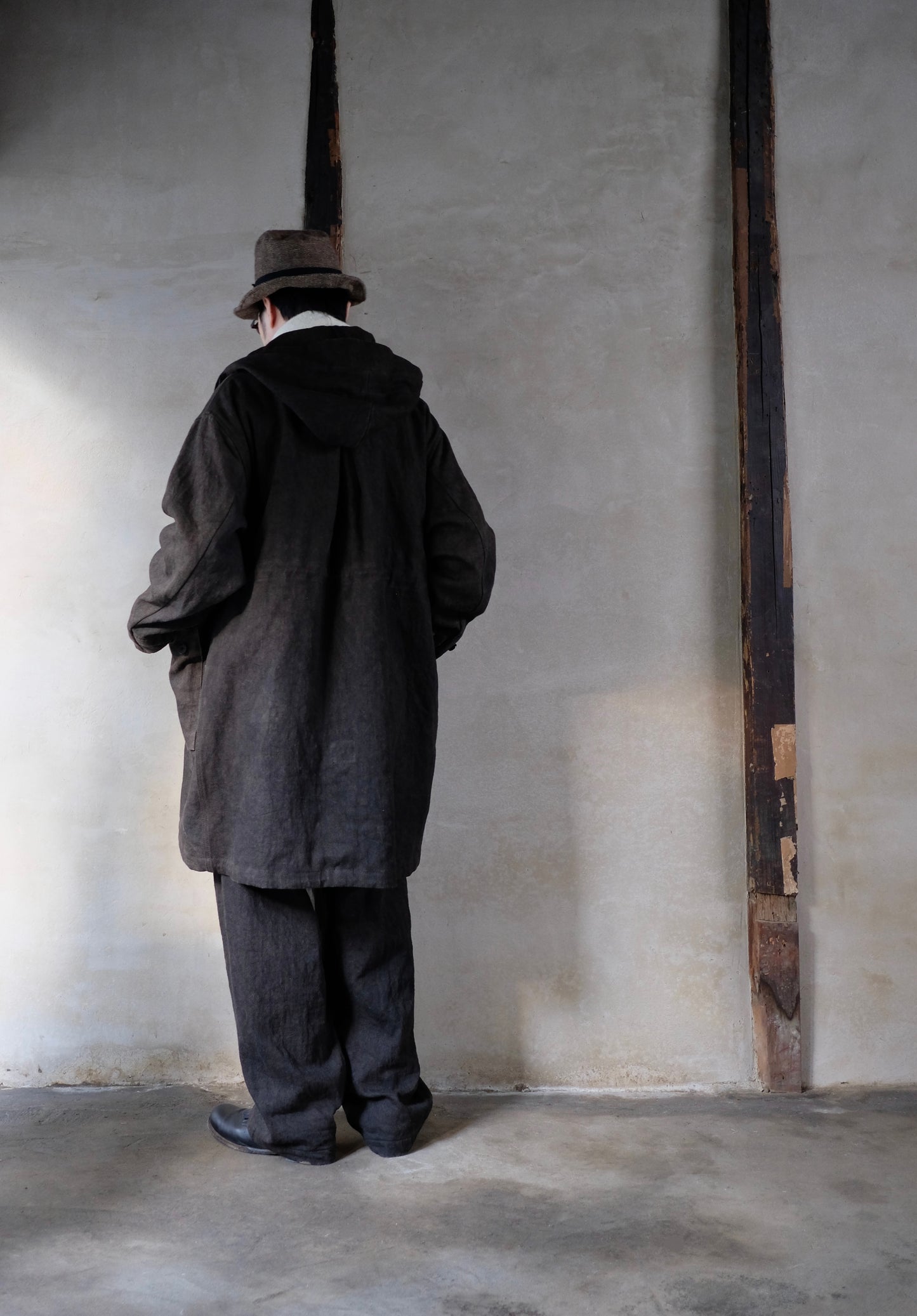 Loose Fitting Tapered Trousers "Wide"
